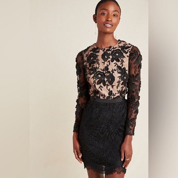 ML Monique Lhuillier Calypso Lace Dresss size 2